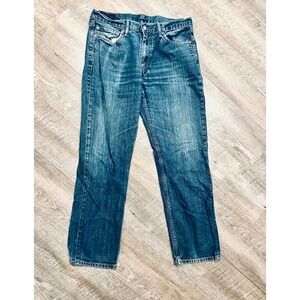 Levi Strauss Co 514 Straight Fit Blue Jeans Mens W36‎ L34